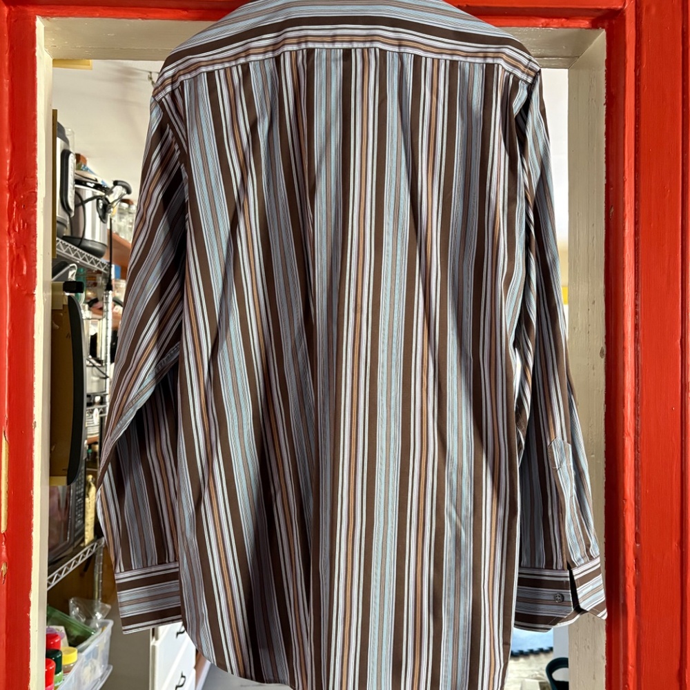 Striped Men's Shirt by Etro Milano L/XL - Picture 3 of 3